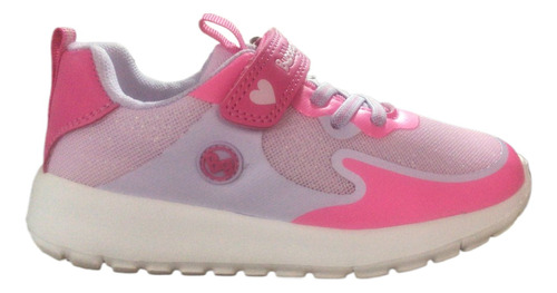 Zapatilla Niña Bubble Gummers Walter 281-5432 Rosado Velcro