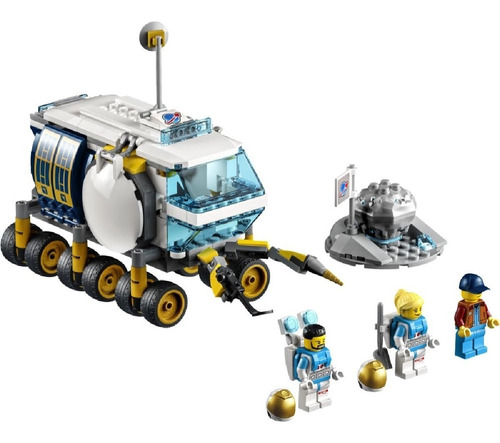 Lego Cidade 60348 City Veículo Exploração Lunar Nasa Espaço
