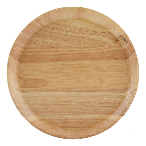 Plato Redondo De Madera Para Té, Sushi, Aperitivos Y Frutas