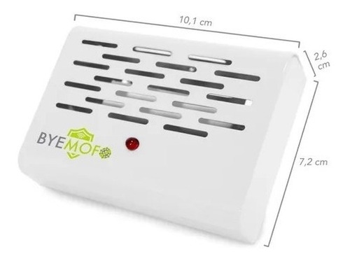Kit C/3 Aparelho Elétrico Anti Mofo Fungo Ácaro Byemofo 220v Branco