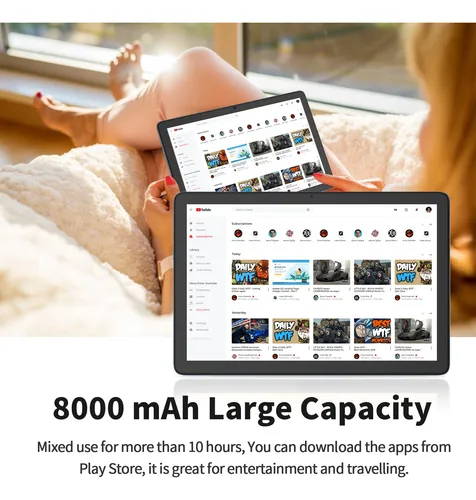 Tablet Pritom Tab11 Android 13 128 Gb 10 Pulgadas Con Funda