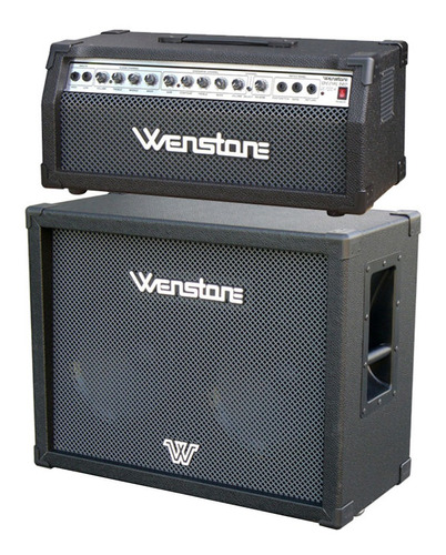 Amplificador Guitarra Wenstone Cabezal Ge1200h + Caja 1922