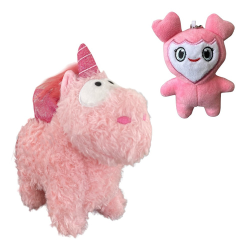 Llavero Colgante Twice Rosado Kpop + Peluche Unicornio Rosa