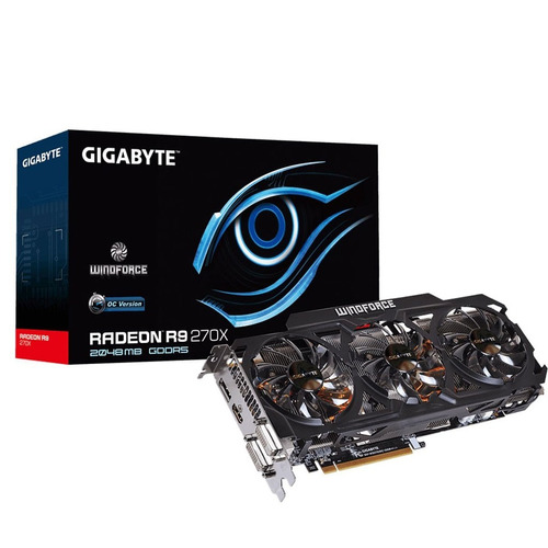 Placa De Vídeo Gigabyte Radeon R9 270x 2gb Nf 256 Bits