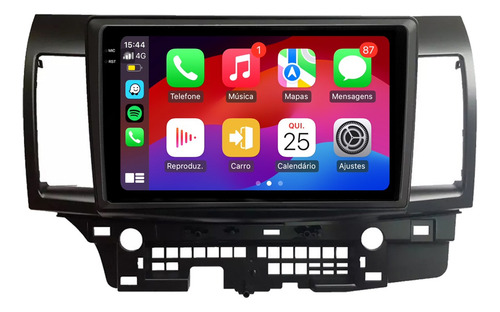 Central Multimidia Lancer 09/15 9p Android 2gb 64gb Carplay