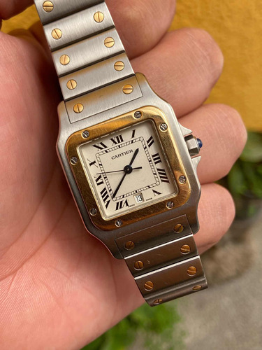 Reloj Cartier Santos Galbee Acero/oro