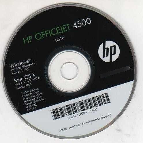Cd De Instalação Para Impressora Hp Officejet 4500