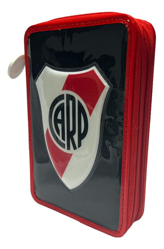 Cartuchera River Plate 2 Pisos Campeón Liga Argentina Cresko