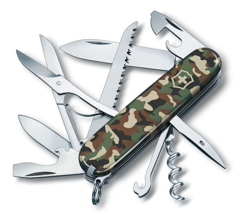 Canivete Huntsman Victorinox Camuflado 15f - Original Suiça