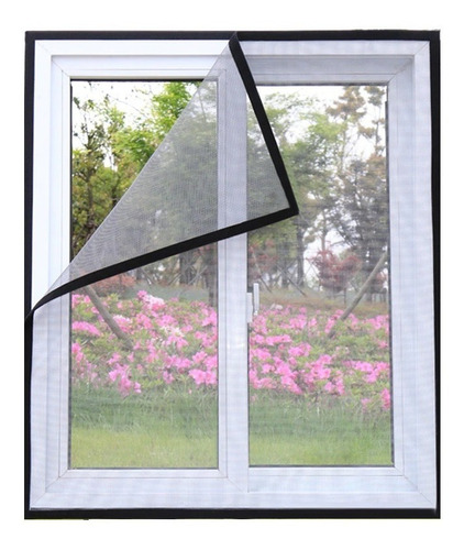 Malla Para Ventana Con Adhesivo 130 Cm X 150 Cm Mosquitero 