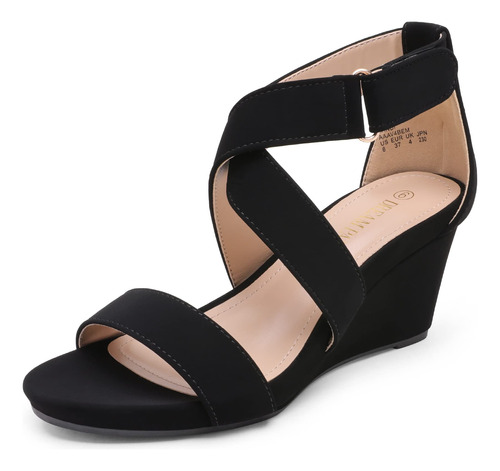 Dream Pairs Sandalias De Cuna Con Correa Elastica Al Tobillo