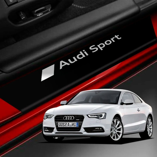 Soleira Adesiva Protetora Porta Audi Sport - Classic