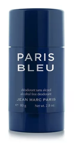 Paris Bleu by Jean Marc Paris Deodorant Stick Men Alcohol Free 2.8 oz / 80  g New