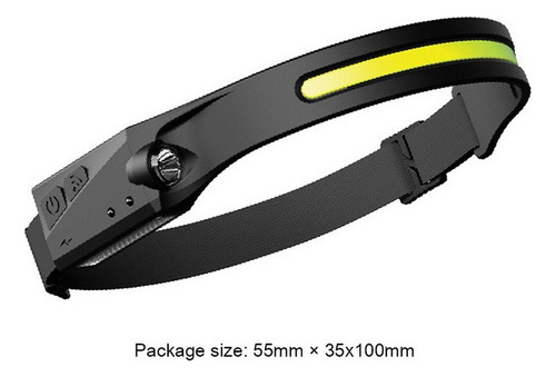 Cob Frontal Recargable Led Linterna Sensor Linterna Faro
