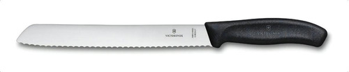 Victorinox Cuchillo Para Pan, Mango Negro , 21 Cm