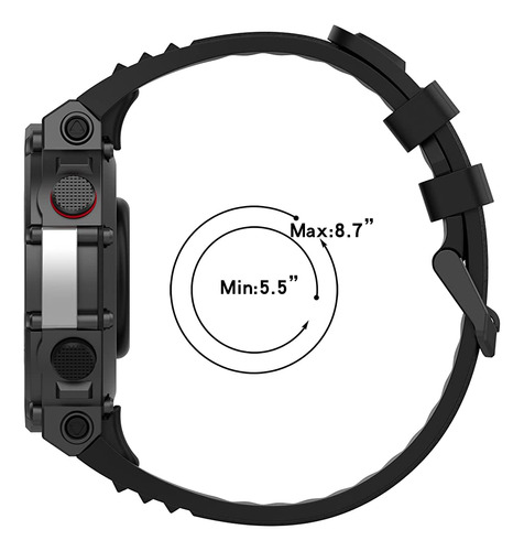 Bandas Fitturn Compatibles Con Amazfit T-rex 2 Smartwatch -r