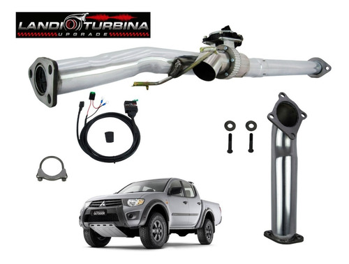 Downpipe L200 Triton 3.2 2008-2016 + Difusor De Escape