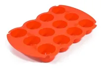 Comprar Muffinera Silicona 12 Porciones - Si O Si Silicosas Color Rojo