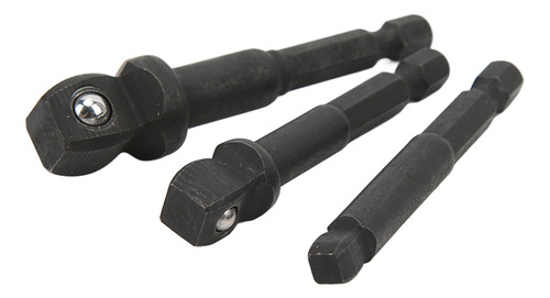 Adaptador De Enchufe Hexagonal 3 Piezas 1/2 In 3/8 In 1/4 In