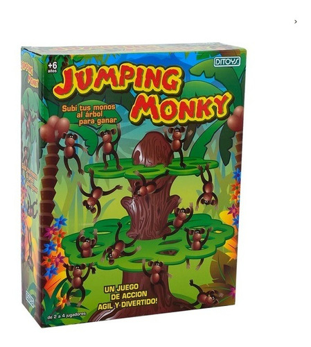 Juego De Mesa Jumping Monky Accion Y Agilidad Tm1 491 Ttm