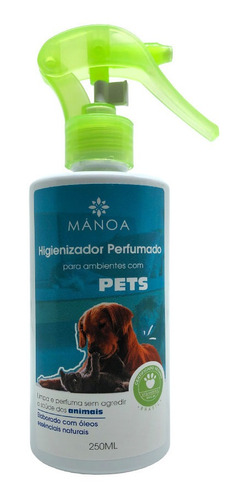 Higienizador Perfumado Manoa 250ml - Pets