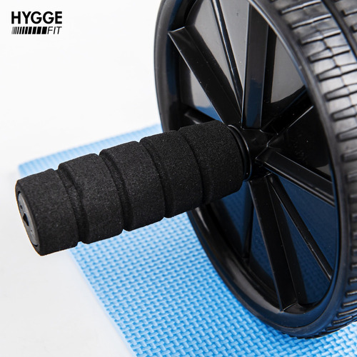 Imagen 4 de 8 de Rueda Abdominales + Mini Mat Entrenamiento Ejercicio Fitness