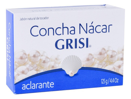 Jabón En Barra Grisi Concha Nácar 125g