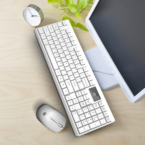 Combo De Teclado Y Ratón Inalámbricos: Teclado Silencioso Mo