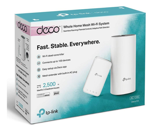 Tp-link Deco E3 Sistema Wifi De Malla Ac1200 2 Unidades