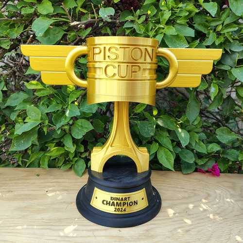 Copa Piston De Cars 25 Cm Personalizada