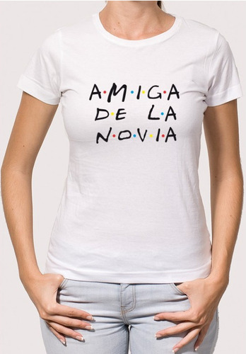 Remera Spum Despedida De Soltera Amiga De La Novia Friends