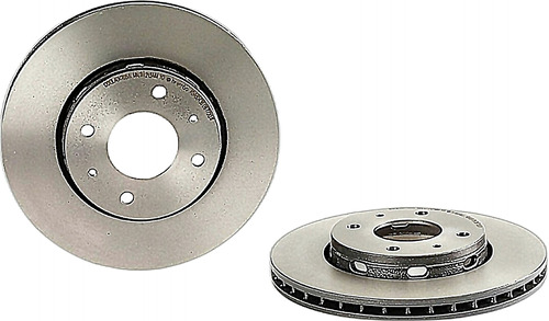 Juego 2 Discos Ventilados Delanteros S40 03 Brembo