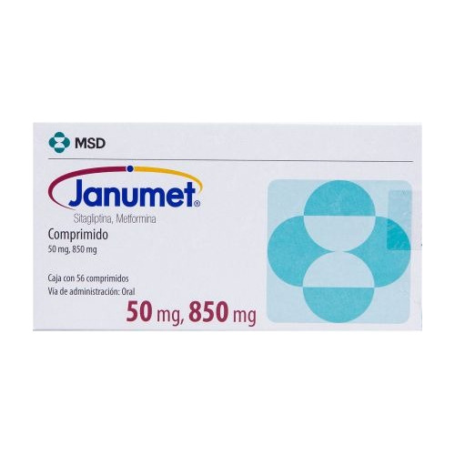 Janumet 50mg/850mg 56 Comprimidos