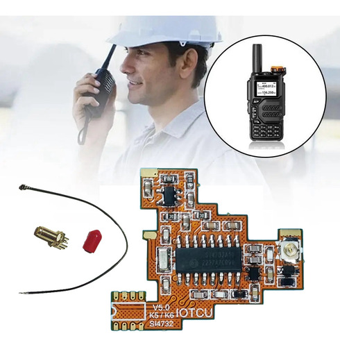 Módulo De Modificação Si4732 V5.0 Fpc Para Uv K5 K6 Hf Short
