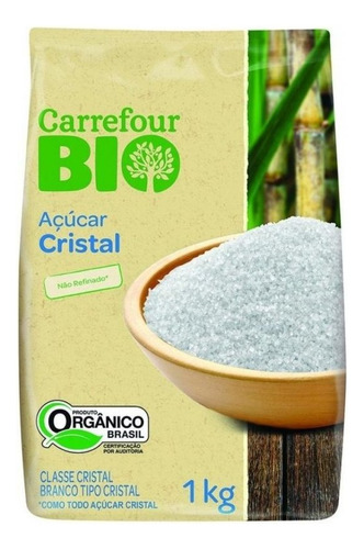 Açúcar Cristal Orgânico Carrefour Bio 1 Kg