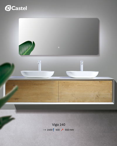 Mueble De Baño Vigo 140 Nuez Castel