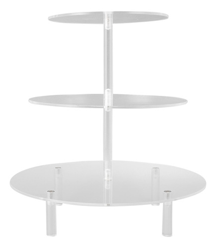 Soporte Para Magdalenas De 3 Niveles Hecho De Acrílico