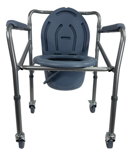 Silla De Baño Comodo Con Ruedas Plegable Discapacitados Wc