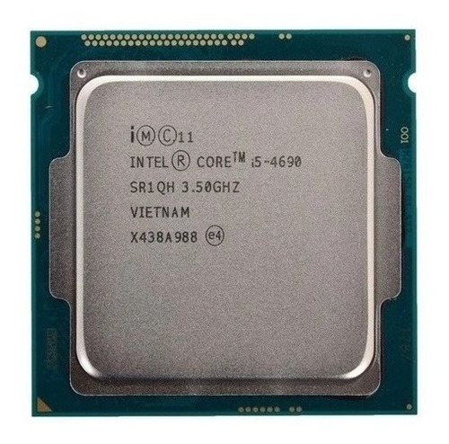 Procesador gamer Intel Core i5-4690 CM8064601560516 de 4 núcleos y 3.9GHz de frecuencia con gráfica integrada