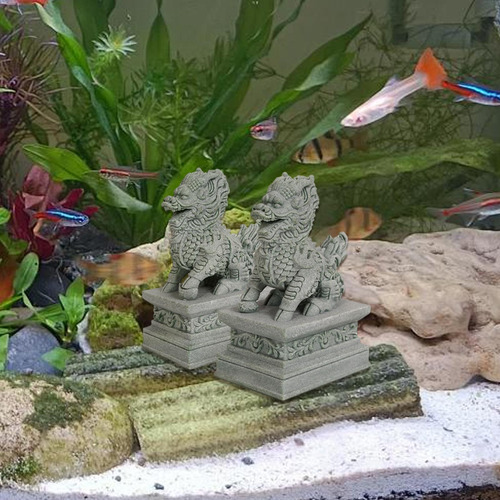 2 Miniestatuas De En Miniatura, Colección Pequeña,
