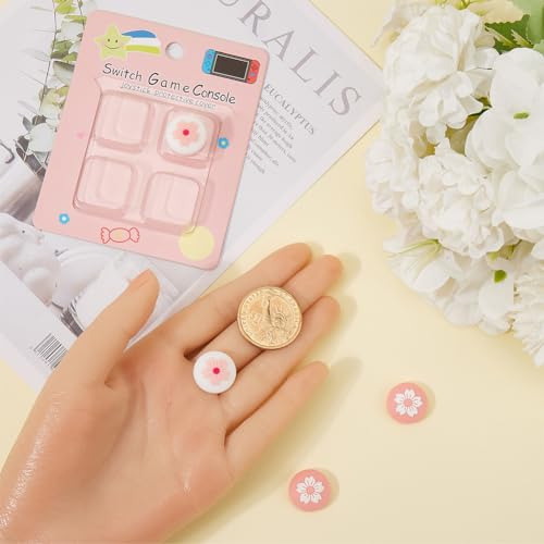 Pack De 4 Tapas De Silicona Kawaii Para Joy-con Switch