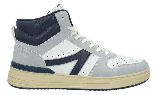 Tenis Bot n Caballero Blanco Gris Suela De Caja