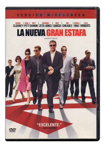 La Nueva Gran Estafa Oceans 12 George Clooney Pelicula Dvd