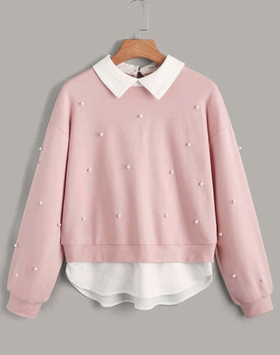 Sweater De Niña Con Perlas 