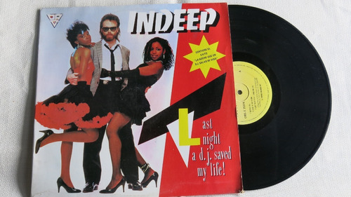 Vinyl Vinilo Lp Acetato Indeep Last Night Adj Saved My Life