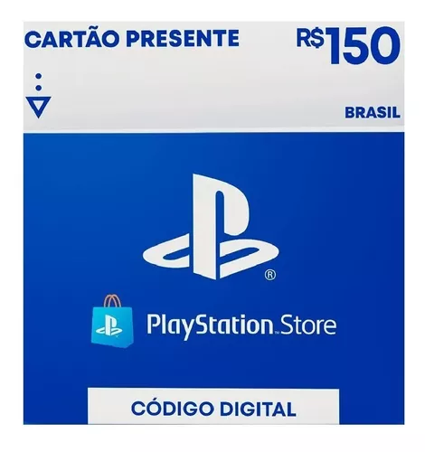 Cartão Playstation Store Brasil R$ 150 Reais - Gift Card