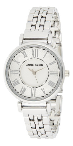 Reloj De Pulsera Plateado Para Mujer Anne Klein