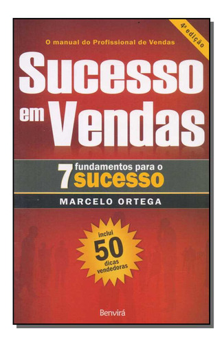 Libro Sucesso Em Vendas 04ed 18 De Ortega Marcelo Benvira