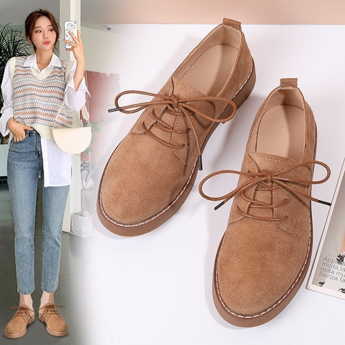 Imagen 7 de 8 de Zapatos Formales De Piel De Gamuza Para Mujer 35-40