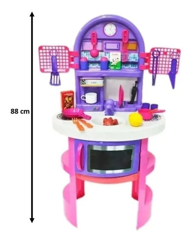 Imagen 3 de 9 de Mi Primer Cocina New Plast 10626 Chicos Infantil Completa